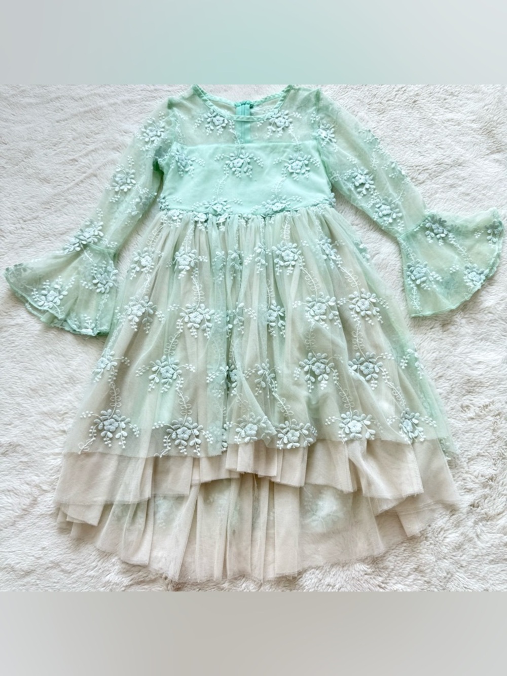 Just Couture  girls dress with laces size 6 Y